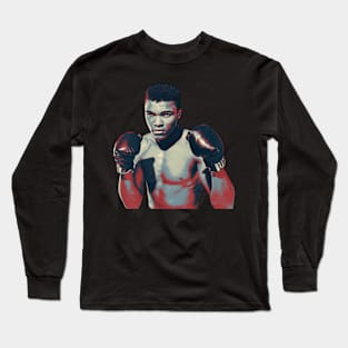 Machine boxer muhammad ali Long Sleeve T-Shirt